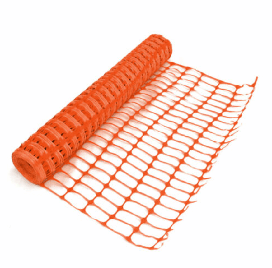 Plastic Barrier Mesh to fence around construction sites